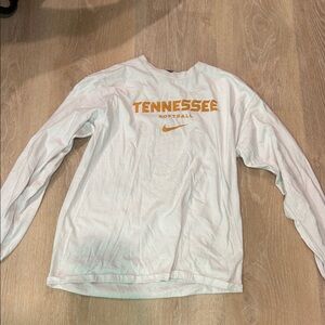 Nike women’s Tennessee White and Orange Long Sleeve Tee